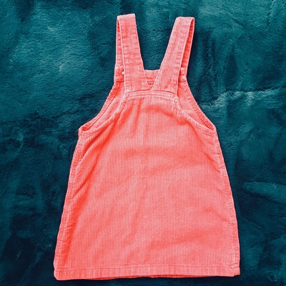 4T Bright maroon corduroy dress - Picture 2 of 3